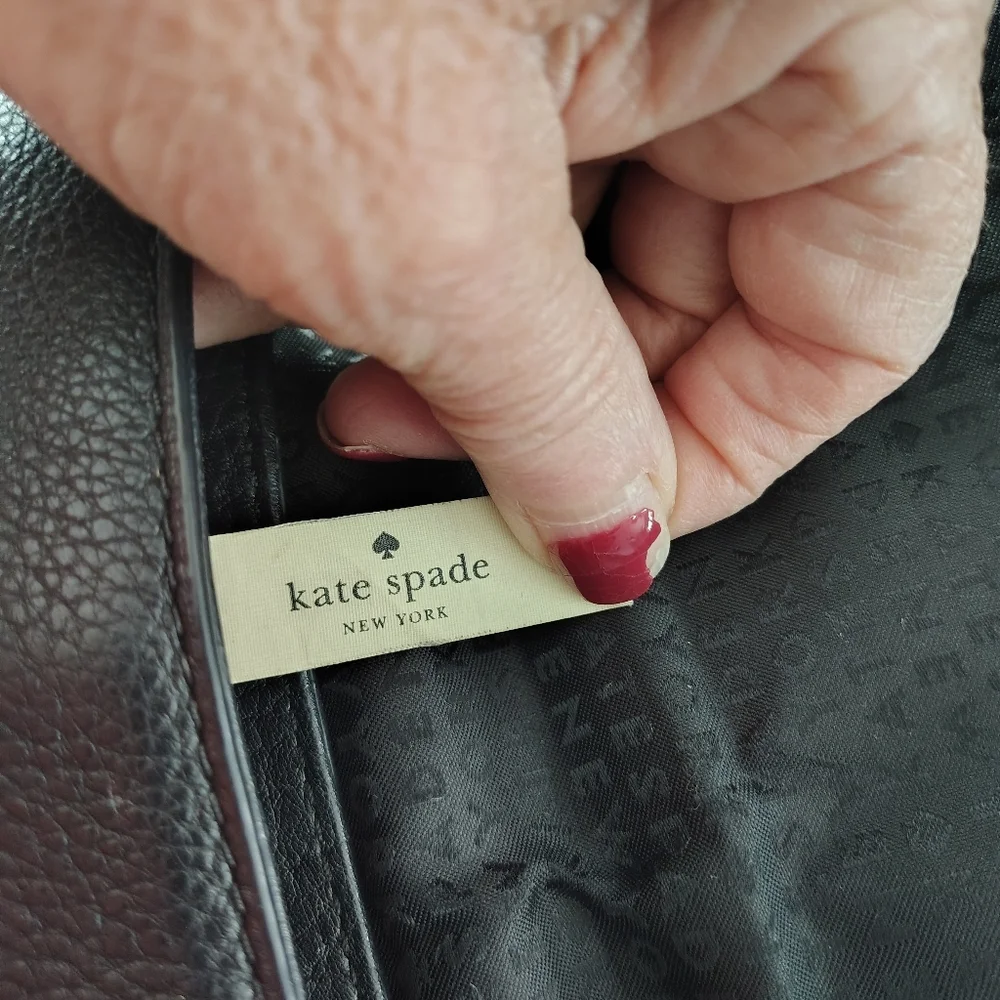 Kate Spade Ashby Place Josey Black Pebbled Crossbody Bag
